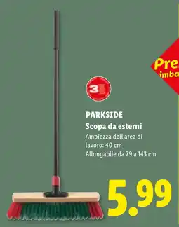 Lidl PARKSIDE Scopa da esterni offerta