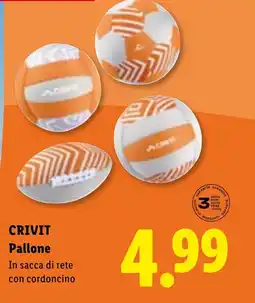 Lidl CRIVIT Pallone offerta