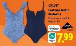 Lidl CRIVIT Costume intero da donna offerta
