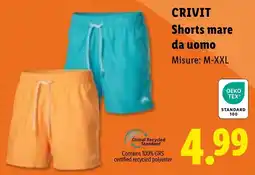 Lidl CRIVIT Shorts mare da uomo offerta