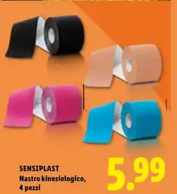 Lidl SENSIPLAST Nastro kinesiologico offerta