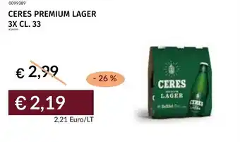 Prezzemolo e Vitale Ceres premium lager offerta