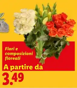 Lidl Fiori e composizioni floreali offerta