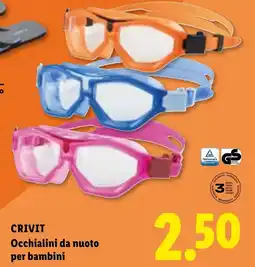 Lidl CRIVIT Occhialini da nuoto per bambini offerta