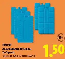 Lidl CRIVIT Accumulatori di freddo, offerta