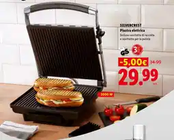 Lidl SILVERCREST Piastra elettrica offerta