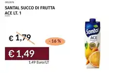Prezzemolo e Vitale Santal succo di frutta ace offerta