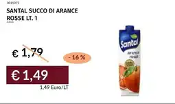 Prezzemolo e Vitale Santal succo di arance rosse offerta