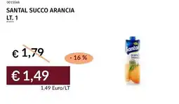 Prezzemolo e Vitale Santal succo arancia offerta