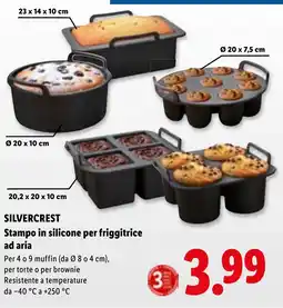 Lidl SILVERCREST Stampo in silicone per friggitrice ad aria offerta