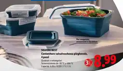Lidl SILVERCREST Contenitore salvafreschezza pieghevole offerta
