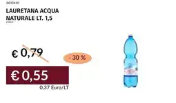 Prezzemolo e Vitale Lauretana acqua naturale offerta