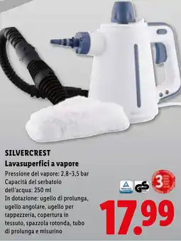 Lidl SILVERCREST Lavasuperfici a vapore offerta