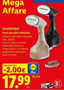 Lidl SILVERCREST Ferro da stiro verticale offerta