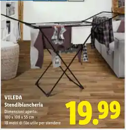 Lidl VILEDA Stendibiancheria 5 cm offerta