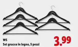 Lidl W5 Set grucce in legno offerta