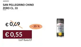Prezzemolo e Vitale San pellegrino chino zero offerta
