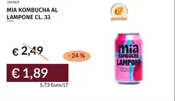 Prezzemolo e Vitale Mia kombucha al lampone offerta