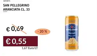 Prezzemolo e Vitale San pellegrino aranciata offerta
