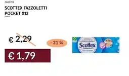 Prezzemolo e Vitale Scottex fazzoletti pocket x12 offerta