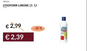 Prezzemolo e Vitale Lysoform limone offerta