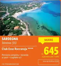 Lidl Club Esse Roccaruja offerta