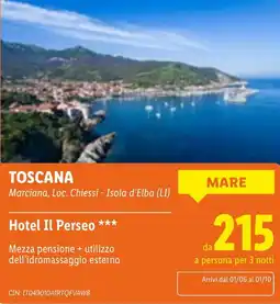 Lidl Hotel Il Perseo offerta