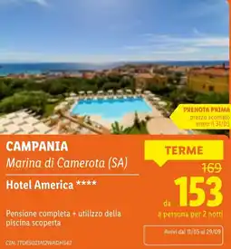 Lidl Hotel America offerta