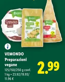 Lidl VEMONDO Preparazioni vegane offerta