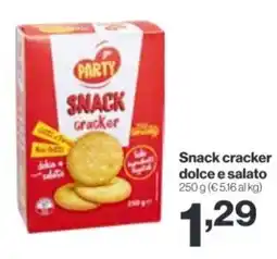 In'S Mercato PARTY Snack cracker dolce e salato offerta
