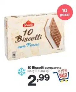 In'S Mercato Pascia 10 Biscotti con panna offerta