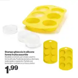 In'S Mercato Stampo ghiaccio in silicone forme frutta offerta