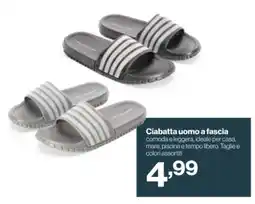 In'S Mercato Ciabatta uomo a fascia offerta