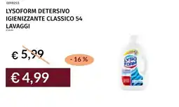 Prezzemolo e Vitale Lysoform detersivo igienizzante classico offerta