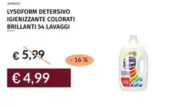 Prezzemolo e Vitale Lysoform detersivo igienizzante colorati brillanti offerta
