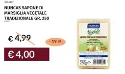 Prezzemolo e Vitale Nuncas sapone di marsiglia vegetale tradizionale offerta