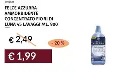 Prezzemolo e Vitale Felce azzurra ammorbidente concentrato fiori di luna offerta