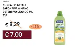 Prezzemolo e Vitale Nuncas vegetale saponaria a mano detersivo liquido offerta