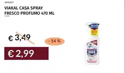 Prezzemolo e Vitale Viakal casa spray fresco profumo offerta