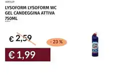 Prezzemolo e Vitale Lysoform lysoform wc gel candeggina attiva offerta