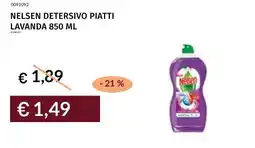 Prezzemolo e Vitale Nelsen detersivo piatti lavanda offerta