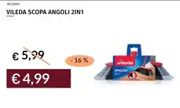 Prezzemolo e Vitale Vileda scopa angoli 2in1 offerta