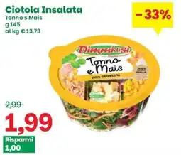 Prix Quality Dimmidisi Ciotola Insalata Tonno s Mais offerta