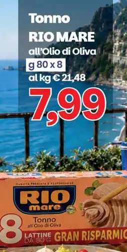 Prix Quality Tonno RIO MARE all'Olio di Oliva offerta