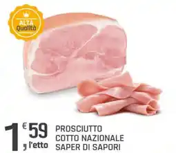 Supermercati Dok Prosciutto cotto nazionale SAPER DI SAPORI offerta