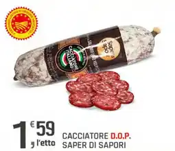 Supermercati Dok Cacciatore D.O.P. SAPER DI SAPORI offerta