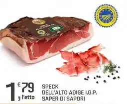 Supermercati Dok Speck dell'alto adige I.G.P. SAPER DI SAPORI offerta