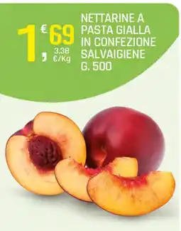 Supermercati Dok Nettarine a pasta gialla in confezione salvaigiene offerta