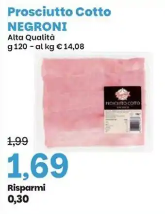 Prix Quality Prosciutto Cotto NEGRONI offerta
