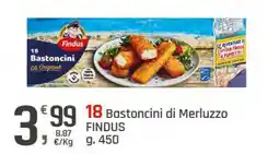 Supermercati Dok 18 Bastoncini di Merluzzo FINDUS offerta